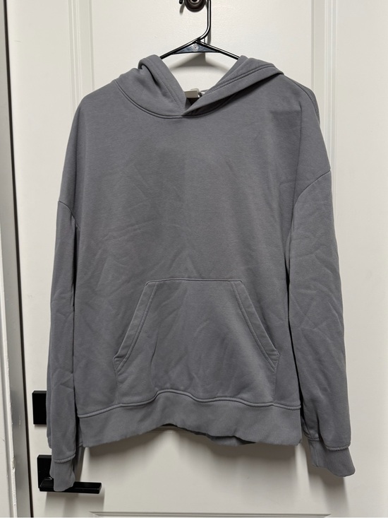 H&M Tops - H&M Gray Fleece Lined Oversized Pullover Hoodie Women’s Large